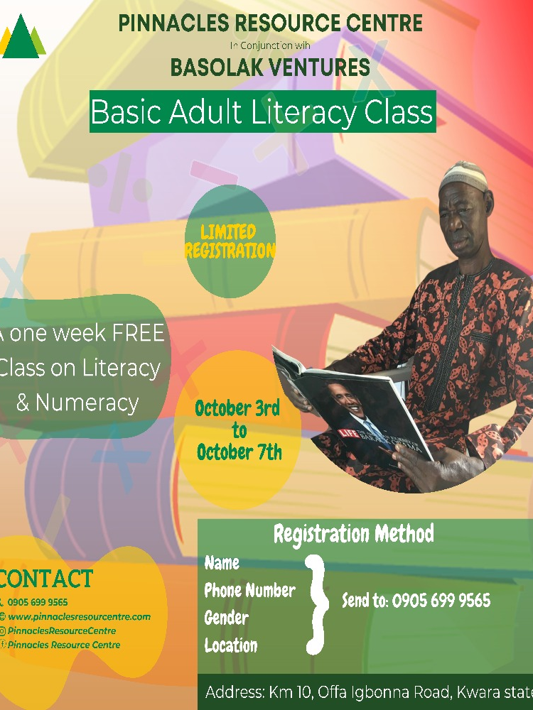 Basic Adult literacy Class